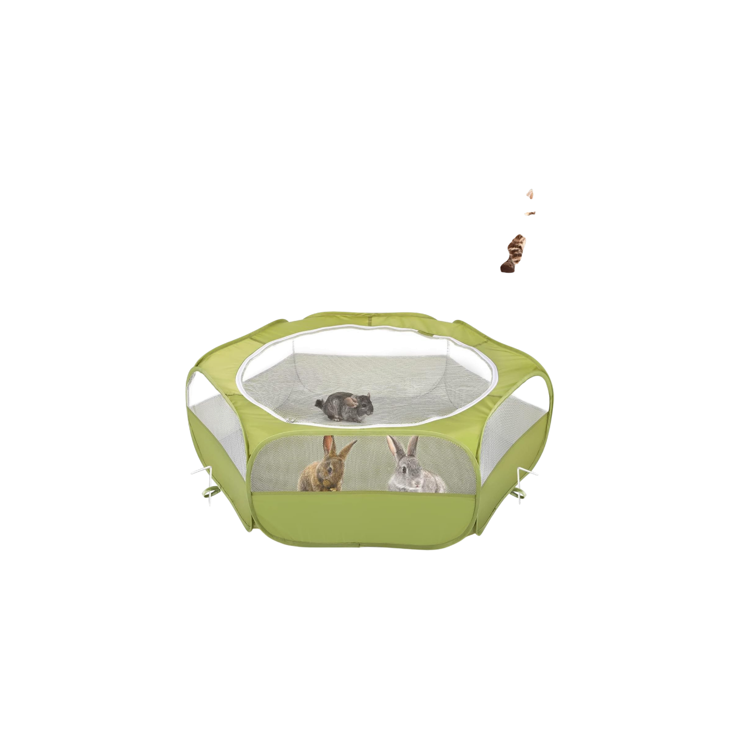 Waterproof Small Pet Cage Tent with Zippered Cover by Pawaboo